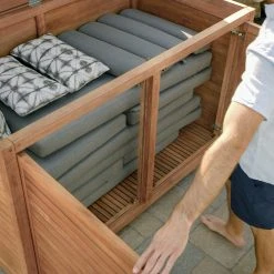 NewAge Products Patio Furniture Teak Deck Box 16 NewAge Products Patio Furniture Teak Deck Box