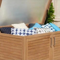 NewAge Products Patio Furniture Teak Deck Box 15 NewAge Products Patio Furniture Teak Deck Box