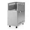 NewAge Products Outdoor Kitchen Classic Stainless Steel Side Burner Cart