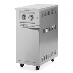 NewAge Products Outdoor Kitchen Classic Stainless Steel Side Burner Cart