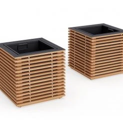 NewAge Products Monterey Square Planter Boxes (Set Of 2)