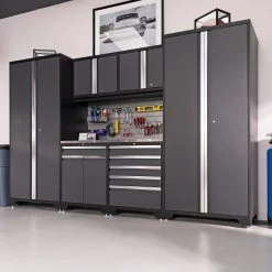 NewAge Products Wall Cabinets Pro Series 8 Piece Cabinet Set