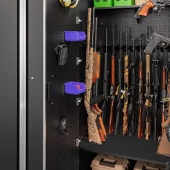 NewAge Products Secure Gun Cabinet Accessory - 36 In. 6 Gun Stock Rest  Garage Storage