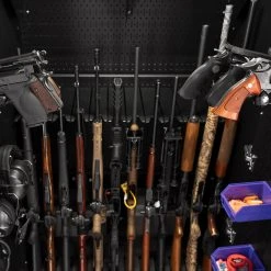 NewAge Products Garage Storage Secure Gun Cabinet Accessory - Pistol Holder (Pack Of 2)