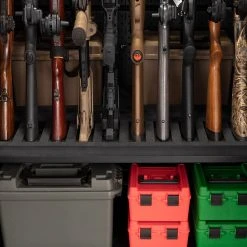 NewAge Products Secure Gun Cabinet Accessory - 36 In. 12 Gun Stock Rest 8 NewAge Products Secure Gun Cabinet Accessory - 36 In. 12 Gun Stock Rest