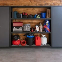 NewAge Products Bold Series 72 In. Wall Mounted Rack - Black Garage Storage