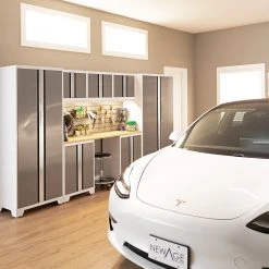 NewAge Products Bold Series 3 Piece Cabinet Set Garage Storage