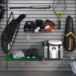 NewAge Products Shallow Basket Garage Storage