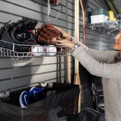 NewAge Products Wall Organization Slatwall Accessories Mesh Basket