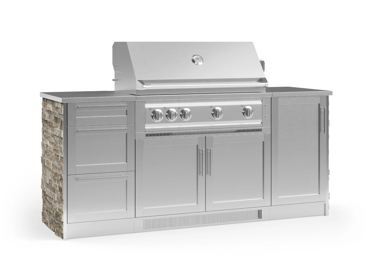 NewAge Products Outdoor Kitchen Signature Series 6 Piece Cabinet Set With Grill 17 NewAge Products Outdoor Kitchen Signature Series 6 Piece Cabinet Set With Grill