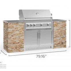 NewAge Products Outdoor Kitchen Island Outdoor Kitchen Signature Series 6 Piece Cabinet Set With Grill 105 NewAge Products Outdoor Kitchen Island Outdoor Kitchen Signature Series 6 Piece Cabinet Set With Grill