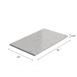 NewAge Products Home Bar Series 42 In. White Pearl Granite Countertop Home Bar Cabinets