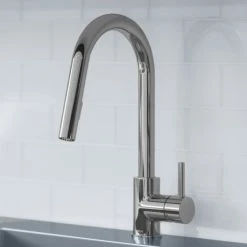 NewAge Products Shop Kitchen Sets 32 In. Undermount Single Bowl Stainless Steel Sink With Classic Pull Down Faucet 19 NewAge Products Shop Kitchen Sets 32 In. Undermount Single Bowl Stainless Steel Sink With Classic Pull Down Faucet