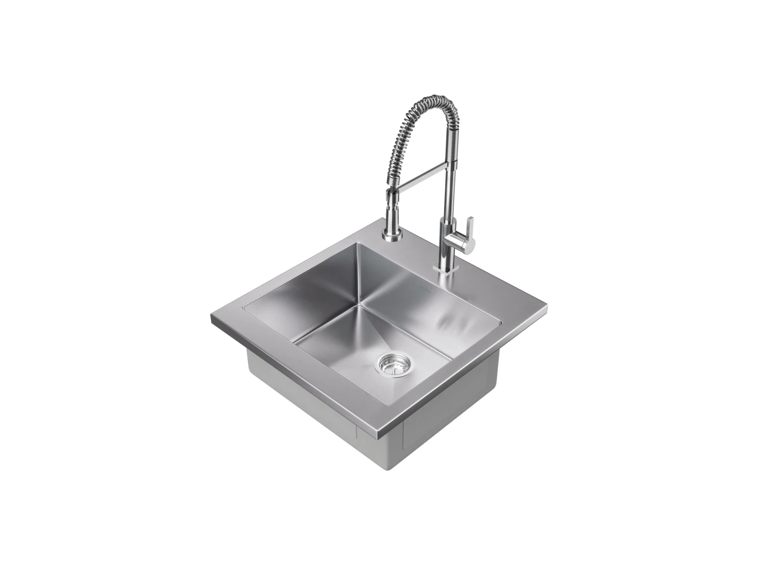 NewAge Products 24 In. Standard Sink With Coiled Pull Down Faucet Shop Kitchen Sets 9 NewAge Products 24 In. Standard Sink With Coiled Pull Down Faucet Shop Kitchen Sets