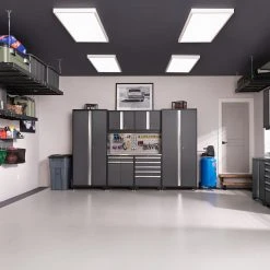 NewAge Products Pro Series Gray 12 Piece Cabinet Set Garage Storage