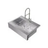 NewAge Products Shop Kitchen Sets 36 In. Farmhouse Sink With Flex Pull Down Faucet