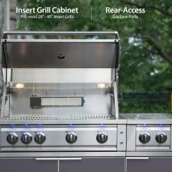 NewAge Products Outdoor Kitchen Aluminum 3 Piece Cabinet Set 35 NewAge Products Outdoor Kitchen Aluminum 3 Piece Cabinet Set