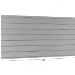 NewAge Products Bold Series Slatwall Backsplash (2 X 48 Inch) Garage Storage