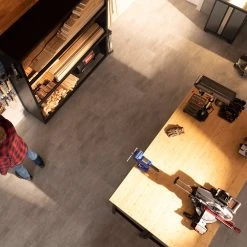 None Pro Series 66 In. Workbench With Bamboo Worktop Garage Storage