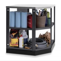 NewAge Products Outdoor Kitchen Aluminum 90-Degree Corner Shelf 11 NewAge Products Outdoor Kitchen Aluminum 90-Degree Corner Shelf