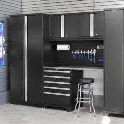 NewAge Products Bold Series Slatwall Backsplash (2 X 48 Inch) Garage Storage