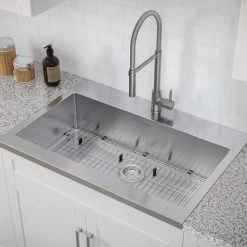 NewAge Products 36 In. Standard Sink With Flex Pull Down Faucet Shop Kitchen Sets