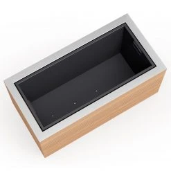 NewAge Products Rhodes Rectangular Planter (Set Of 2) Planter Boxes