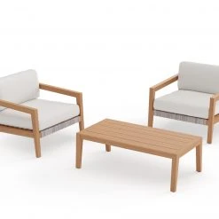 NewAge Products Patio Furniture Lakeside 3 Piece Set With Coffee Table 63 NewAge Products Patio Furniture Lakeside 3 Piece Set With Coffee Table