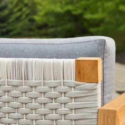 NewAge Products Lakeside Chat Chair With Ottoman Patio Furniture