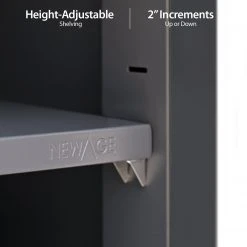 NewAge Products Outdoor Kitchen Aluminum Wall Cabinet - Slate Gray