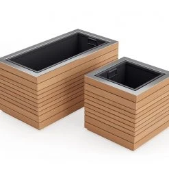 NewAge Products Rhodes Square Planter & Rectangular Planter (Set Of 2) 18 NewAge Products Rhodes Square Planter & Rectangular Planter (Set Of 2)