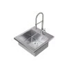 NewAge Products 24 In. Standard Sink With Flex Pull Down Faucet