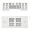 NewAge Products Home Bar 7 Piece Cabinet Set