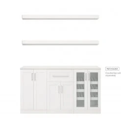 NewAge Products Home Bar 5 Piece Cabinet Set