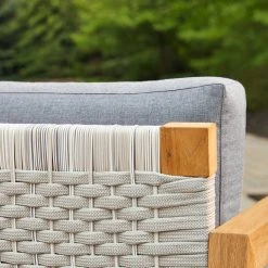 NewAge Products Lakeside Chat Chair With Ottoman Patio Furniture