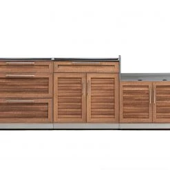 NewAge Products Outdoor Kitchen Stainless Steel 3 Piece Cabinet Set 37 NewAge Products Outdoor Kitchen Stainless Steel 3 Piece Cabinet Set