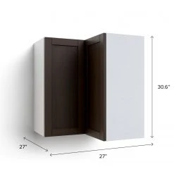 NewAge Products Home Corner Wall Cabinet - 27 Inch 55 NewAge Products Home Corner Wall Cabinet - 27 Inch