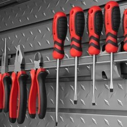 NewAge Products Garage Storage Steel Slatwall 12-Piece Accessory Kit 12 NewAge Products Garage Storage Steel Slatwall 12-Piece Accessory Kit