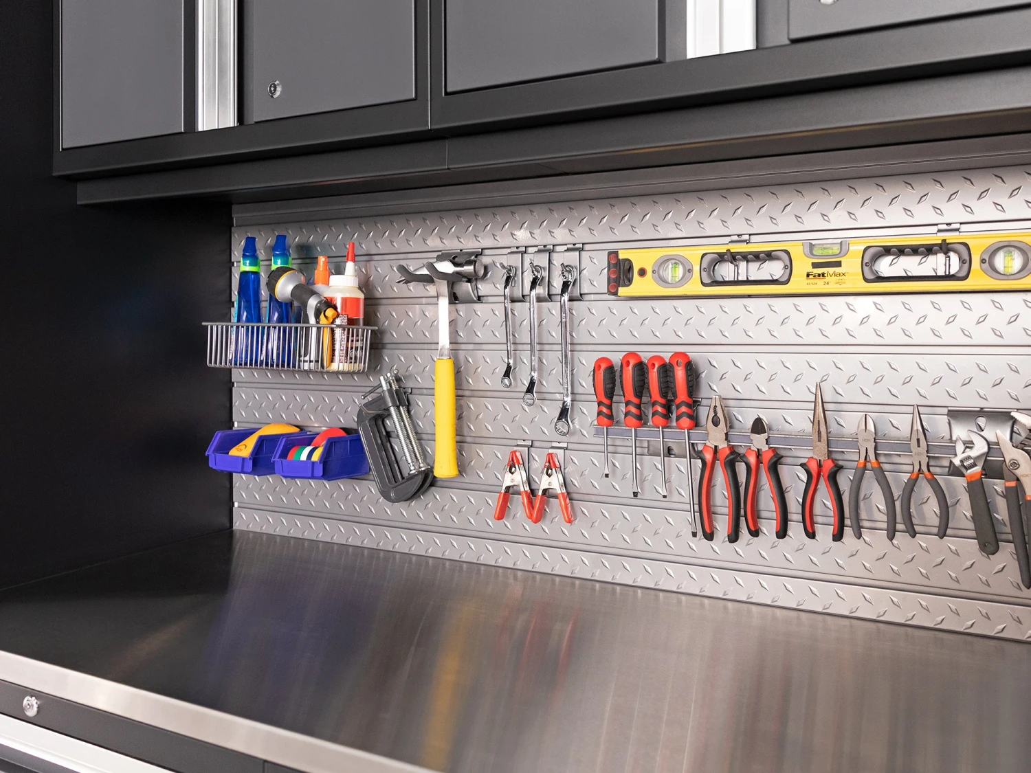 NewAge Products Pro Series Gray 12 Piece Cabinet Set Garage Storage 26 NewAge Products Pro Series Gray 12 Piece Cabinet Set Garage Storage