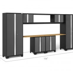 NewAge Products Bold Series 9 Piece Cabinet Set Garage Storage