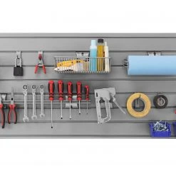 NewAge Products Bold Series 48 In. And 72 In. Slatwall Backsplash Set