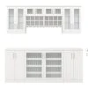 NewAge Products Home Bar 7 Piece Cabinet Set