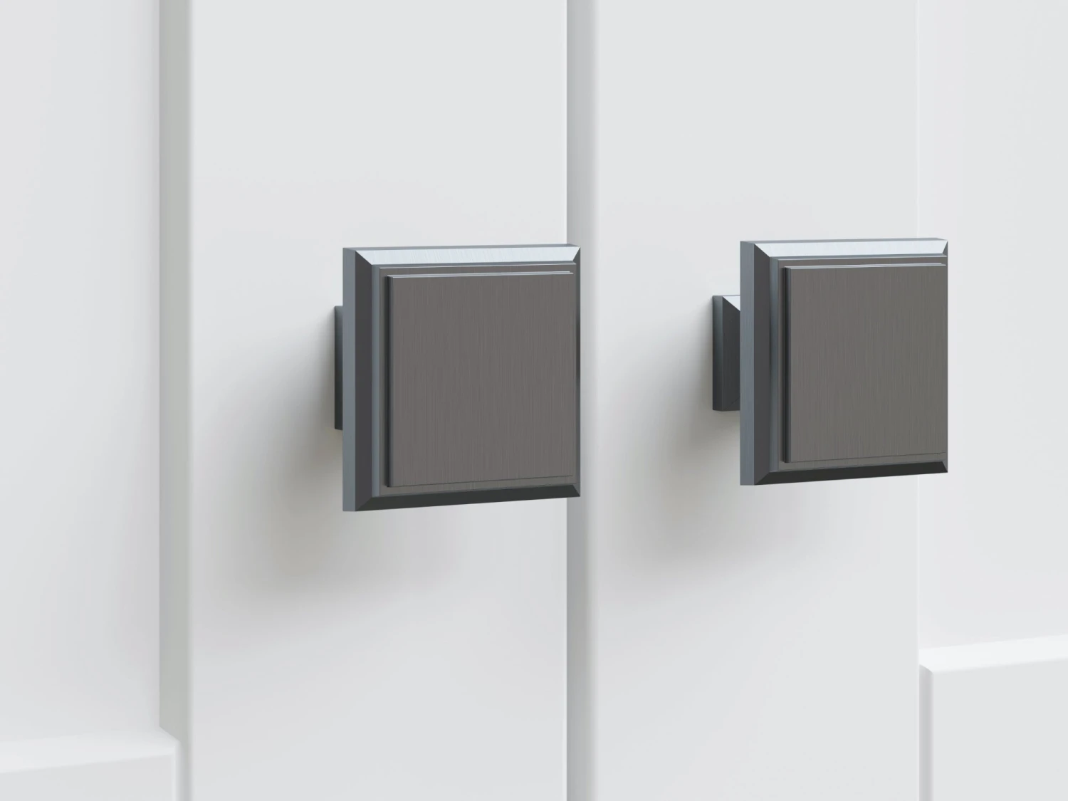 NewAge Products Kitchen Cabinet Handles Traditional Square 2 NewAge Products Kitchen Cabinet Handles Traditional Square