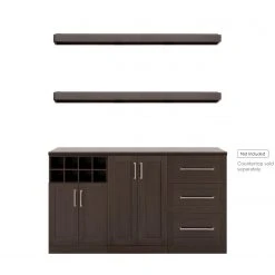 NewAge Products Home Bar 5 Piece Cabinet Set