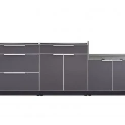 NewAge Products Outdoor Kitchen Aluminum 3 Piece Cabinet Set