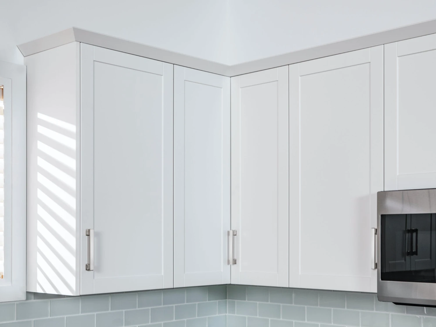 NewAge Products Home Corner Wall Cabinet - 27 Inch 7 NewAge Products Home Corner Wall Cabinet - 27 Inch