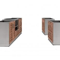 NewAge Products Outdoor Kitchen Stainless Steel 5 Piece Cabinet Set