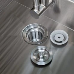 NewAge Products Outdoor Kitchen Aluminum Sink Cabinet - Slate Gray