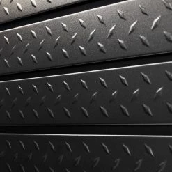 None Pro Series 84 In. Diamond Plate Slatwall Backsplash Garage Storage