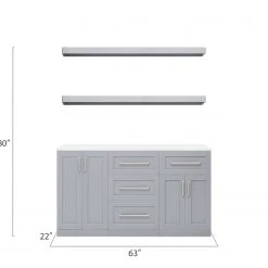 NewAge Products Home Bar 5 Piece Cabinet Set Home Bar Cabinets